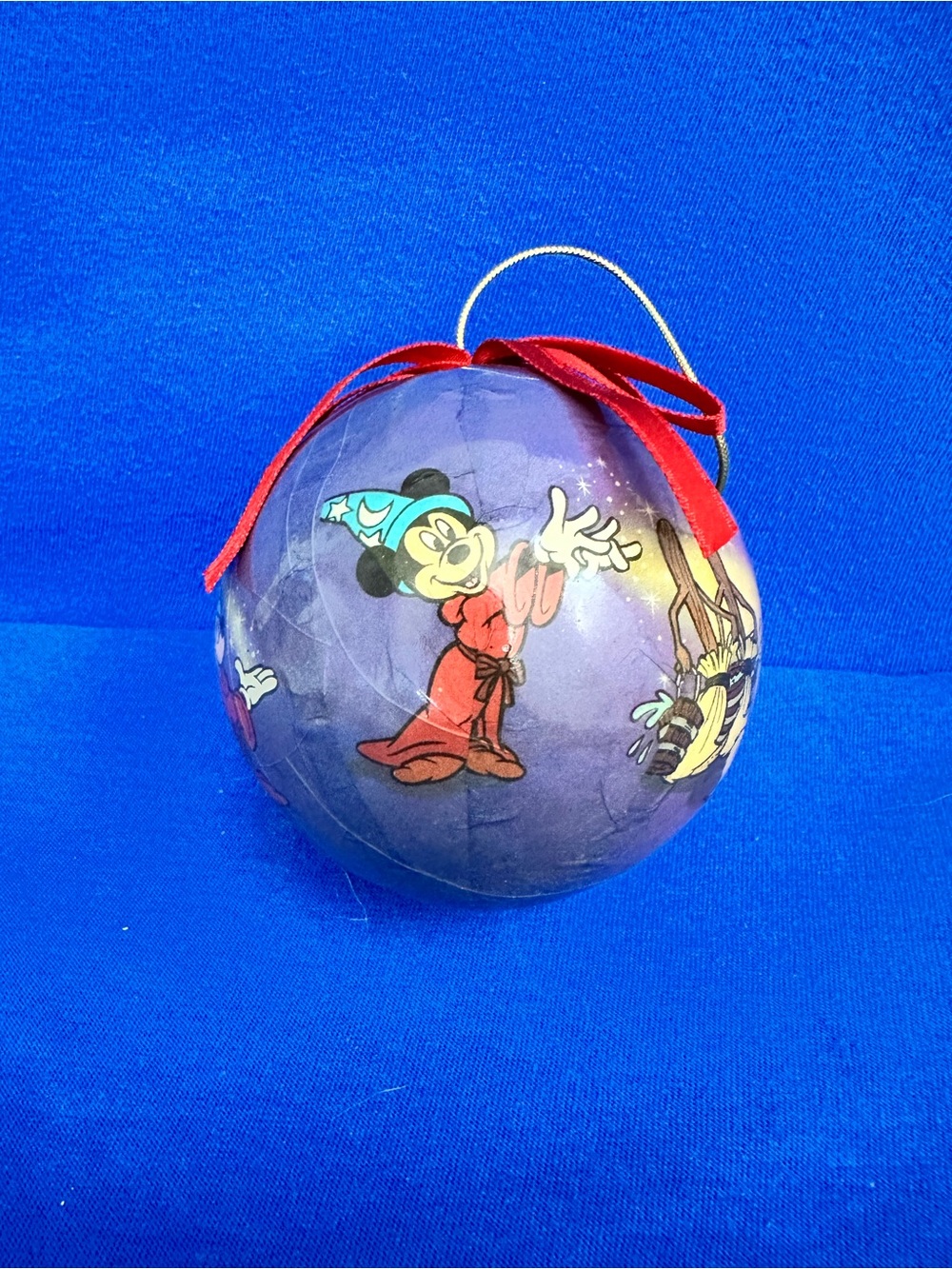 VTG Walt Disney's Fantasia Christmas Ornament Set of 2-Fantasia 50th Anniversary - Picture 12 of 15